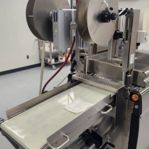 R145 Roll-Fed durable thermoforming packaging machines are made of stainless steel.